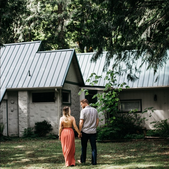 Lulus Lost in Paradise Rusty Rose Maci dress - Picture 5 of 7